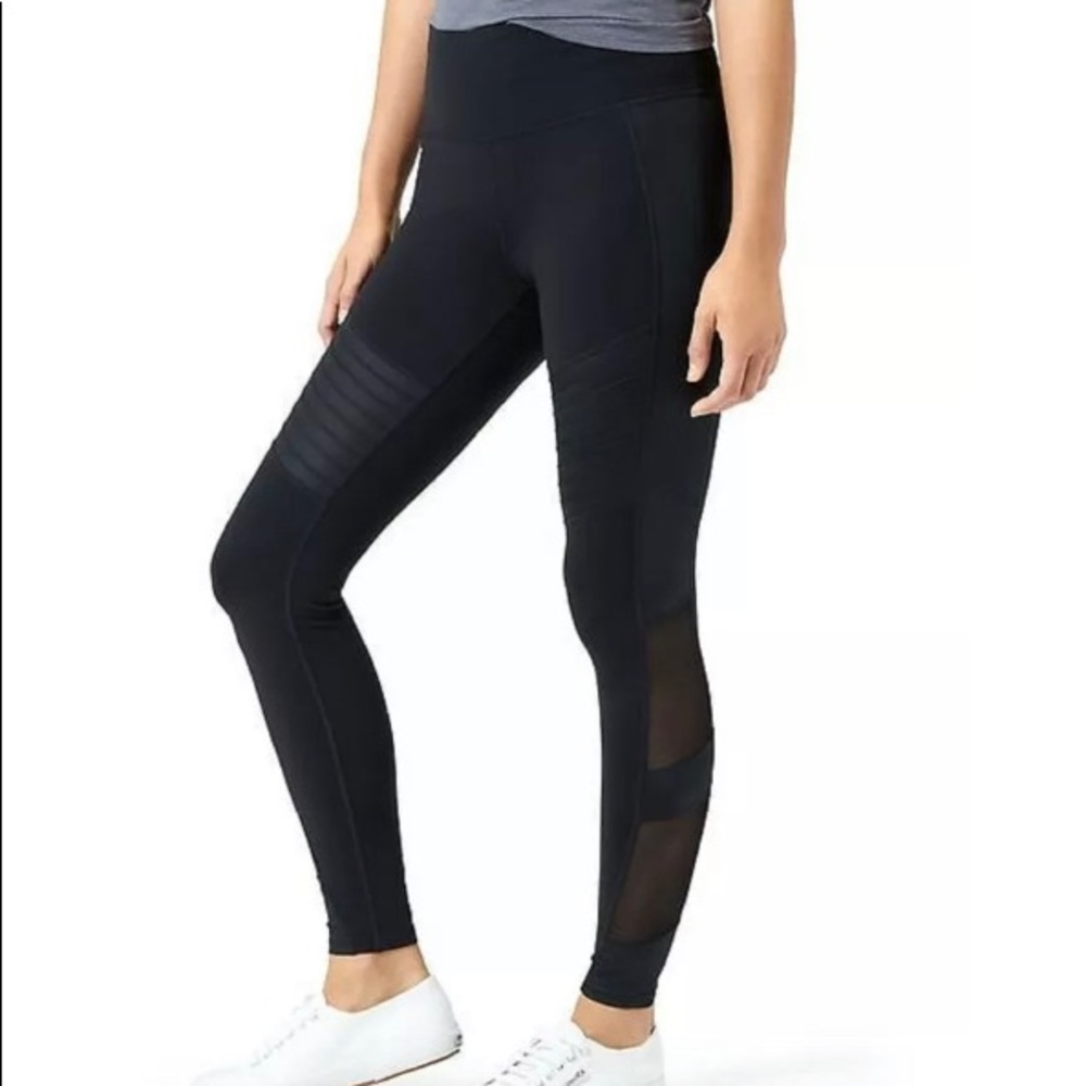 Athleta High Rise Powerful Gleam Tight. Size XL